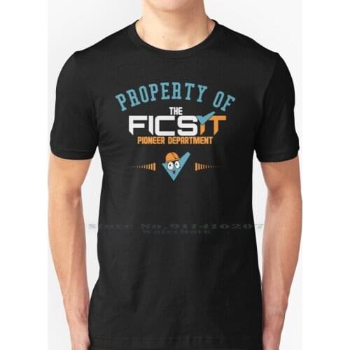 Property Of The Ficsit Pioneer Department T Shirt 100% Pure Cotton Ficsit Satisfactory Pioneer Department Cool Logo Emblem