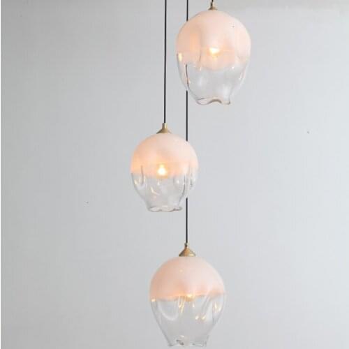 Glass Ceiling Light Energy Saving Light Source Decorative Ceiling Fixture Modern Design Living Room Ceiling Mounted Light