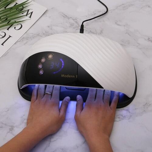 Fashion Design High Power UV Led Lamp 120W 42Leds Nail Dryer For Drying Gel Polish 10/30/60/99s Time Auto Sensor Manicure Tools