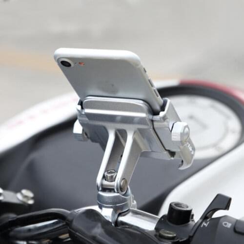 MOTOWOLF Universal Motor Bike Bicycle Motorcycle Cell Phone Holder Phone 360 Degrees Rotation Support Bracket Stand for Iphone
