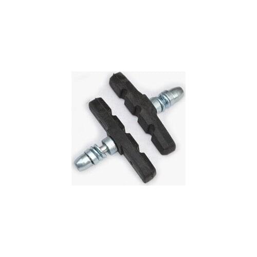 2PCS Bicycle mountain brake V-brake pads with mud trough silent bicycle brake pads road bike brake pads rubber sheet brakes