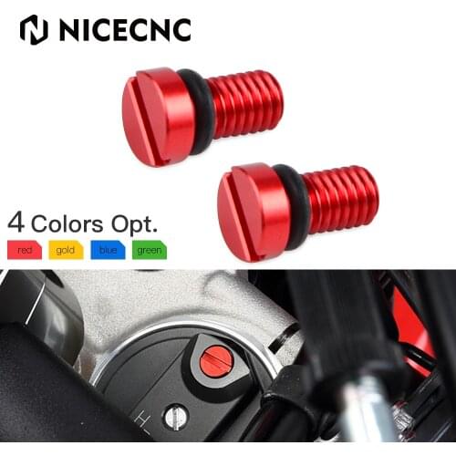 NICECNC Air Valve Cap Screw Bolt For Honda CR 80 85R 125R 250R CRF 150R 250R 450R 250RX 450RX 450RL 450L 250X 450X 250 450 R RX