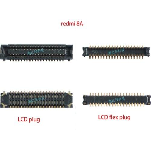 LCD Display FPC Connector Plug MotherBoard Pin For Xiaomi Redmi 8 8A