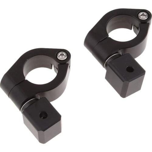 1 Pair High Quality Metal Motorbike Handlebar Clamps Brackets 25mm