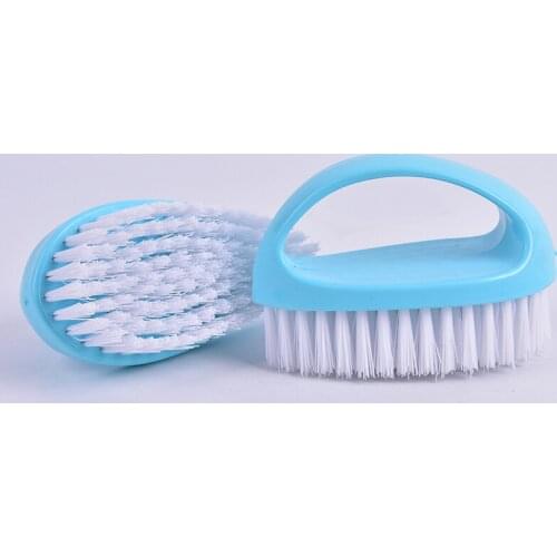 1pc Foot Plate Type Laundry Brush Plastic Shoe Brush Household Cleaning Brush