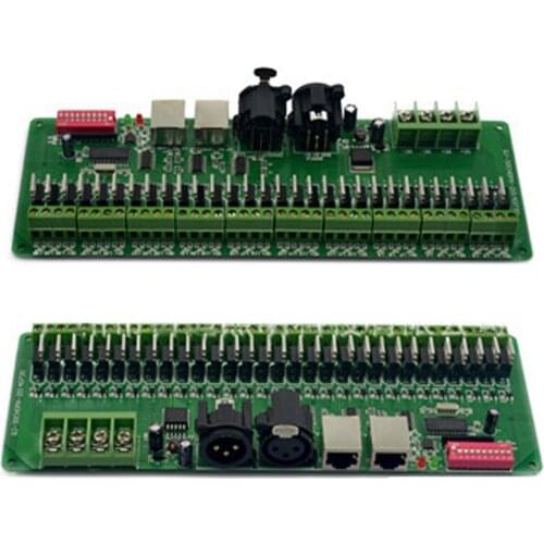 30 channel DMX 512 rgb LED strip controller dmx decoder dimmer driver DC9V-24V For LED Lighting