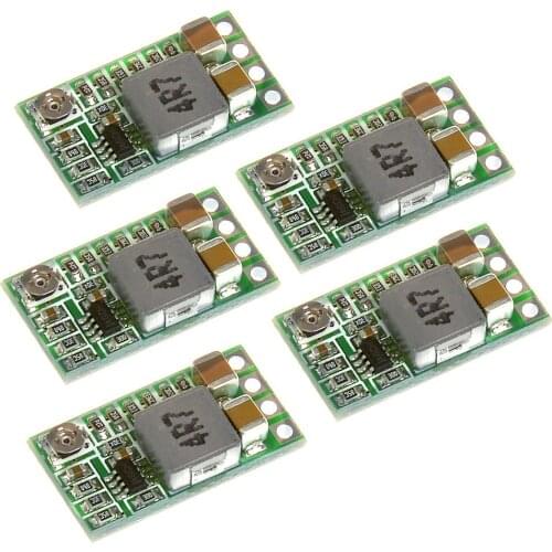 5PCS Ultra-Small Mini DC-DC Step Down Power Supply Module 3A Buck Converter Adjustable 1.8V 2.5V 3.3V 5V 9V for Arduino diy kit