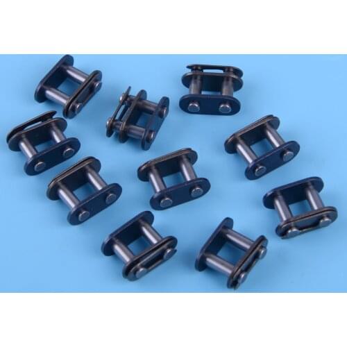 Beler 10Pcs Black T8F Chain Master Link 8mm Fit For 43cc 47 49cc Quad ATV Dirt Pocket Bike Scooter