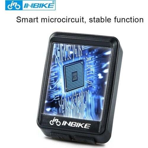 INBIKE Bicycle Speedometer Riding Watch Waterproof Computer Wireless LED Digital Rate Mountain Bike Bicycle Odometer Stopwatch