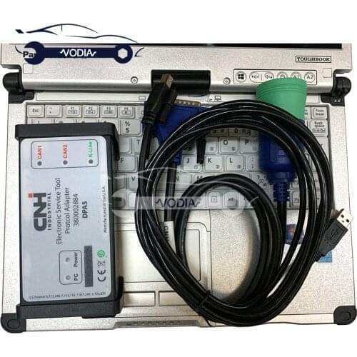 For CNH EST DPA5 Diagnostic Kit New Holland CASE Diagnostic Tool+CFC2 laptop cnh Electronic Service Tool
