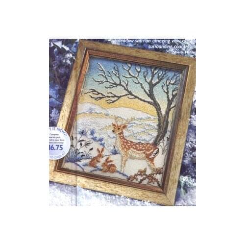 Fishxx Cross-Stitch Kits Col152-5 Deer In The Snow Paintings Sets Embroidery Egyptian Cotton On Needlework Lovely Pet