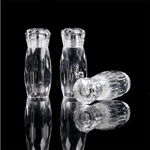 1PC Fancy Acrylic Clear Bottle Storage Pot Container for Little Glitter Beads Rhinestones Salon Display