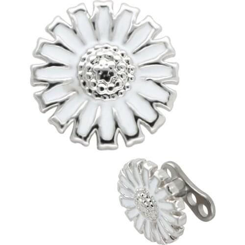 JHJT G23 Titanium Stainless Steel Dermal Anchor Flower Micro Dermal Anchor Skin Diver Implants Jewelry Body Piercing