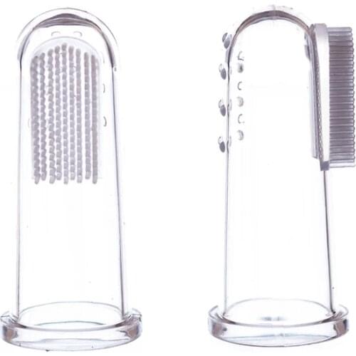 Finger Toothbrush 2-in-1 - Central Silicone Finger Toothbrush - Baby - Baby Care