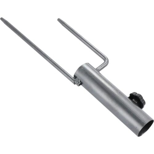 Patio Parasol Holder Anchor Beach Umbrella Heavy Duty Metal Ground Grass Holder Stand Great for Use in Soil