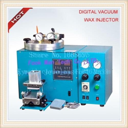 Jewelry diy making Supplies 220V 650W Vacuum Wax Injector with Controller and Auto Clamp Wax Injection Machine