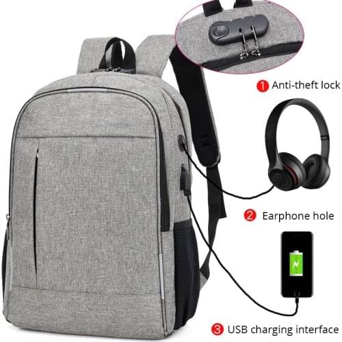 USB Unisex Design Women Backpack Book Bags for School Backpack Casual Rucksack Daypack Oxford Laptop Fashion Men Backpacks