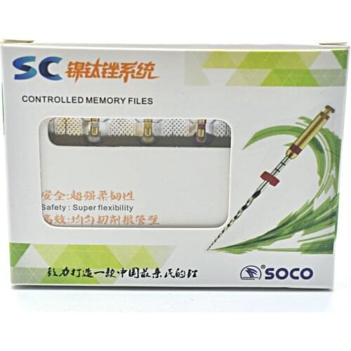 Soco Sc Files Dental Instrument Teeth Whitening Endo Rotary Endodontic Files 25Mm For Dentist Tool