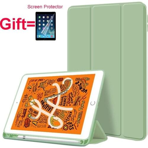 For iPad Pro 11'' 2020 Smart Case Funda Magnetic Folding Cover For iPad Pro 11 2018 Coque Auto Sleep Wake+Screen Protector+gift