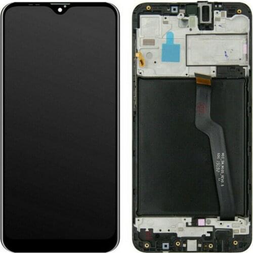 For Samsung Galaxy A10 SM-A105 Black Color LCD Screen and Digitizer Assembly With Frame