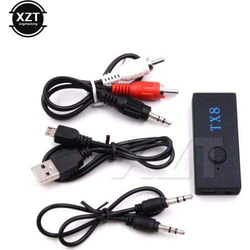 1PCS RCA/3.5mm Audio Wireless Bluetooth Transmitter Adapter Bluetooth 3.0 for pc Headphone computer MP3/MP4 high qulity