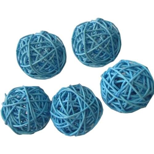 20pcs per lot diameter 5cm wicker crafts Rattan Ball for window party desk wedding decoration