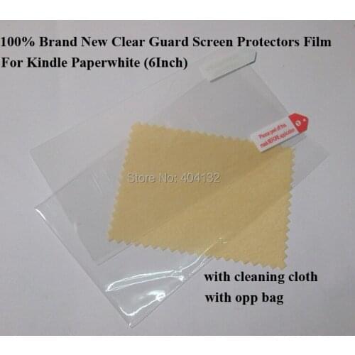 200PCS/Lot Ultra Thin Clear Screen Protectors Film For Amazon Kindle Paperwhite 6 Guard Films -By DHL/Fedex