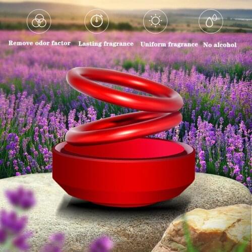 Car Double Loop Rotary Suspension Dashboard Perfume Seat Air Freshener Even /lasting fragrance Automatic aromatherapy supplies