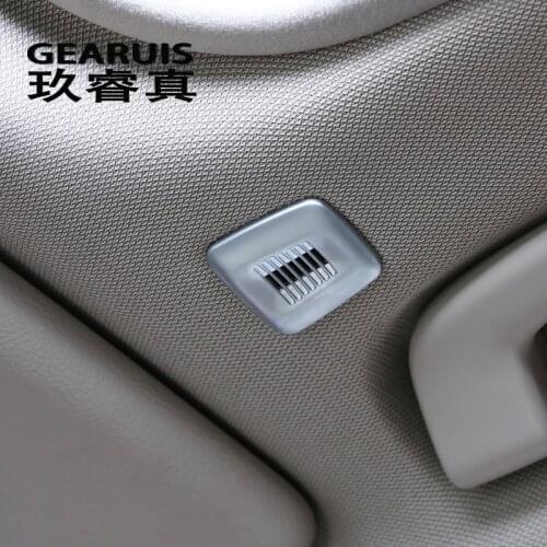 Car styling Roof Dome microphone decorative covers Interior Trim Sequin Stickers for BMW X3 F25 X4 F26 auto Accessories refit