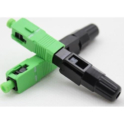 APC quick connector high-precision low-loss Optical fiber connection equipment Compatible with UPC/APC network Free shipping