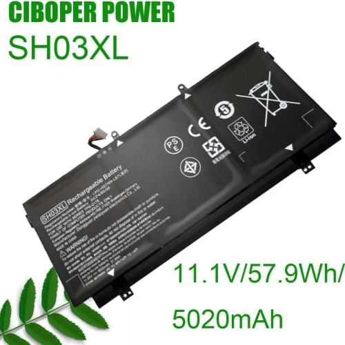 CP Original Battery SH03XL 11.55V 57.9Wh/5013mAh CN03XL 859026-421 859356-855 HSTNN-LB7L TPN-Q178 ForAB001 13-AB002 AC033DX