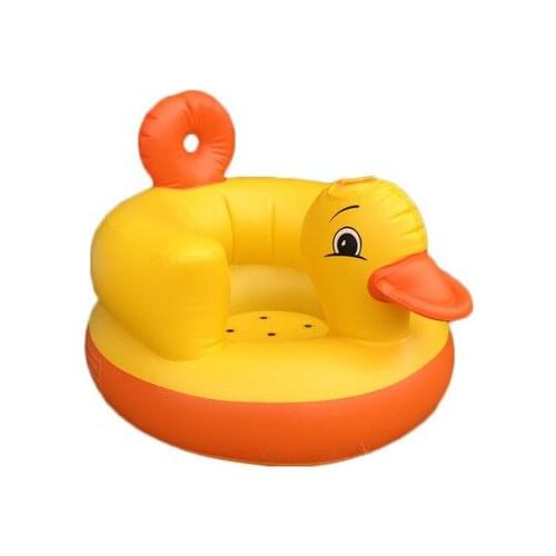 Baby and children dining chair inflatable sofa baby learning seat thickening BB multifunctional dining seat foldable bath stool