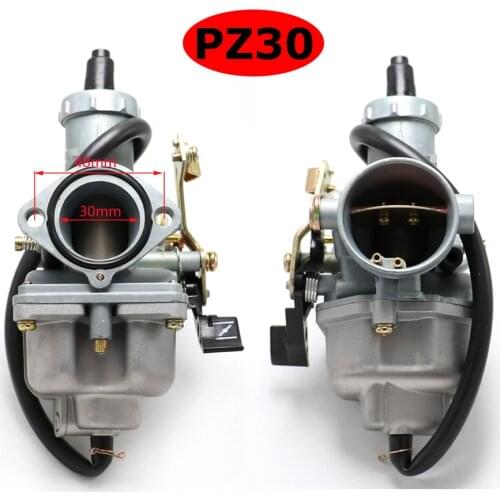 30mm PZ30 Cable Choke Carburetor For Honda 125CC 140CC 150cc 200cc 250cc ATV Quad Dirt Bike