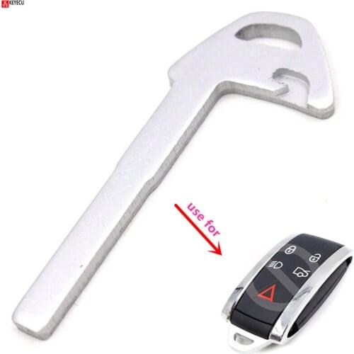 Keyecu Replacement Blank Insert Blade Remote Key Blade for Jaguar X S-Type XF XK XK Remote Key Case Fob