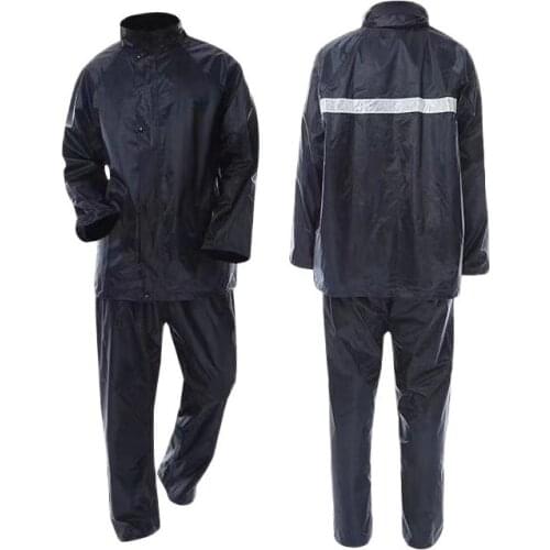 Korea Workers Raincoat Mens Sets Hiking Mens Raincoat Top And Bottom Sets