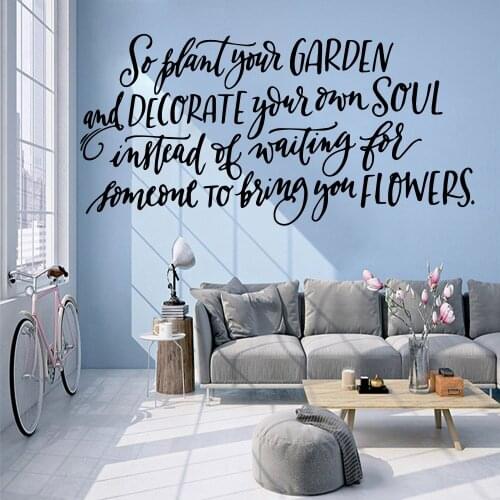 Beauty sentences Wall Sticker Vinyl Art Home Decor For Kids Rooms Decoration Decal Creative Stickers