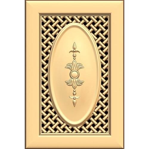 3D STL Model Door for CNC Router 3D Printer Artcam Aspire Bas Relief Home Decor