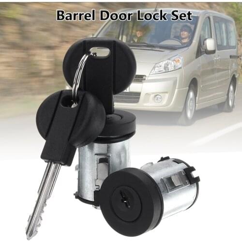 2Pcs Car Barrel Door Locks Keys Set For Peugeot Expert 806 For Citroen Dispatch Xantia 9170.AY 4162.C9 4162.L0 4162.PA