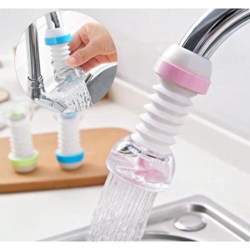 360 Degree Adjustable Faucet Extender Shower Water Tap Gadget Water Tap Extension Filter Kitchen Bathroom Accessories
