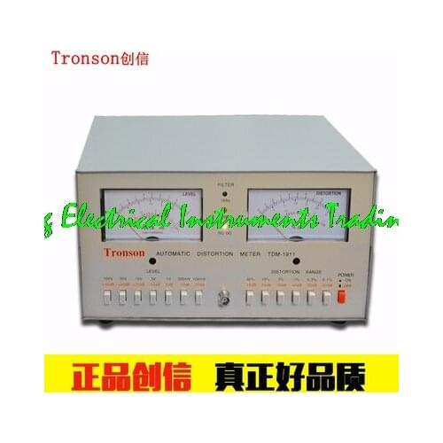 Fast arrival Tronson TDM-1911 Distortion Tester/ Meter 100mV~100V Scope: 0.01% - 30