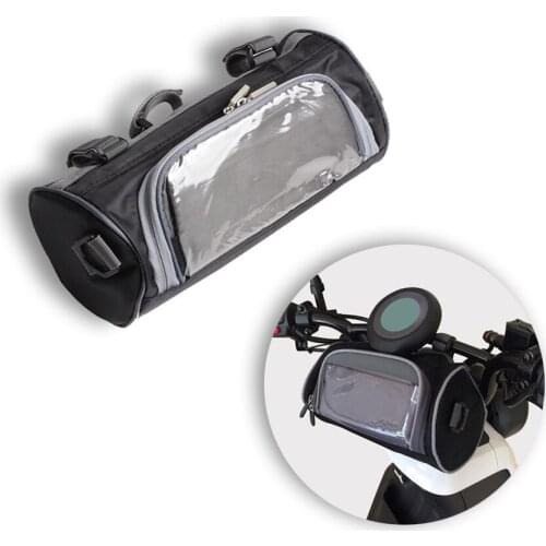 Universal Motorcycle Windshield Bag 2.5L Electric Car Front Handlebar Fork Storage Container Waterproof