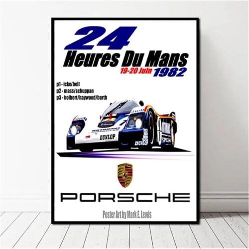 24 Hours Programme On World Car Championship High Definition Printing Nordic Poster Draw Art Picture For Living Home Decoration
