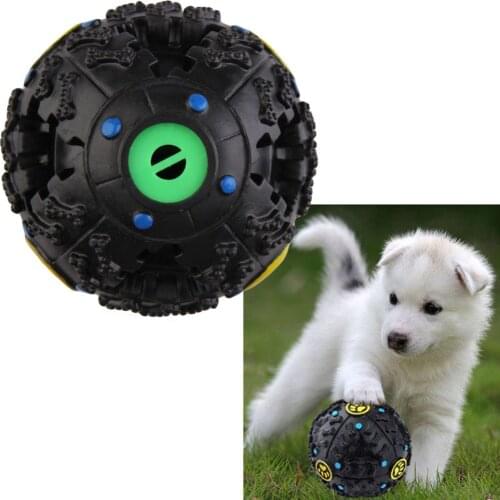 7.5cm Interactive Dog Toy Ball Dog Puzzle Cat Puppy Elasticity Teeth Chew Toys Tooth Cleaning Balls Toys for Dogs