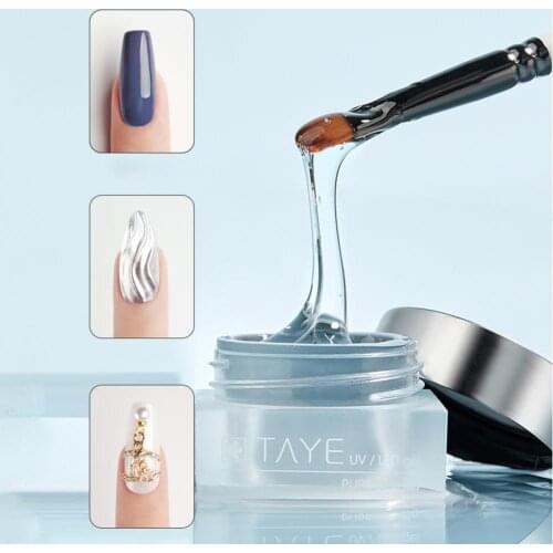 80% Hot Sale 8g Nail Extension Gel Water Ripple Reinforce Nails Synthetic Quick Dry Manicure UV Gel for Female