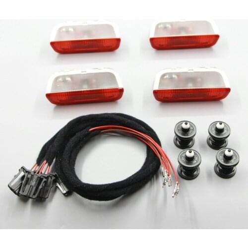 Aplicar para VW Golf 6 Jetta Passat B6 b7l CC Tiguan Scirocco xialang Sharan puerta luz de advertencia luz roja 3AD 947 411 a