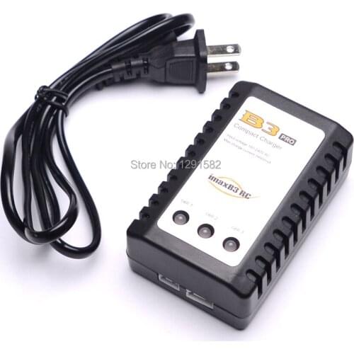 IMAX B3 Lipo Battery Balance Charger 7.4V 11.1V 2S 3S 110-240V For Quadcopter FPV RC Drone US plug / EU plug