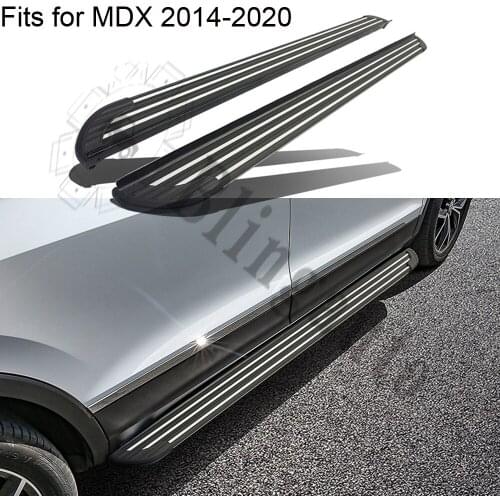 Running board fits for A.cura MDX 2014-2020 side steps nerf bar car pedal side stairs side bar 2PCS