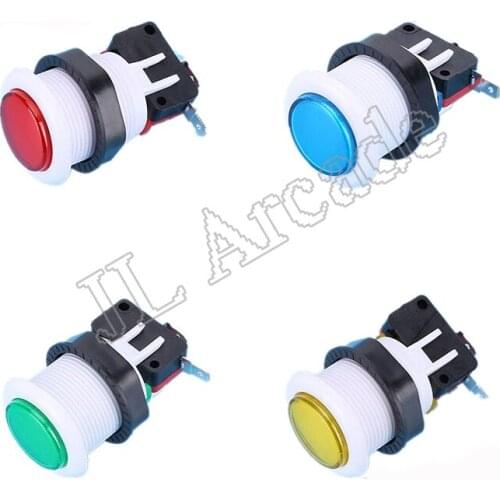 Free shipping 10pcs/lot A4 push button usa american style push button with 2 terminals microswitch for Jamma arcade game parts