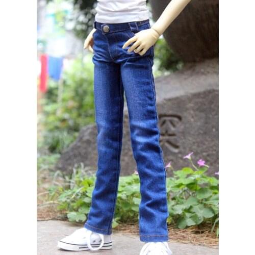 BJD DOLL Blue Jeans Pants Trousers Outfits Clothing For 1/4 Male 1/3 SD17 70cm24" Tall SD DK DZ MSD AOD DD Doll Wear