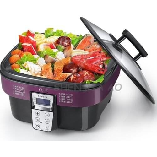 Household multi-functional electric cooker AD-G909 non-stick electric cooker 5L multi-purpose electronic wok 220~240V 1400W 1PC